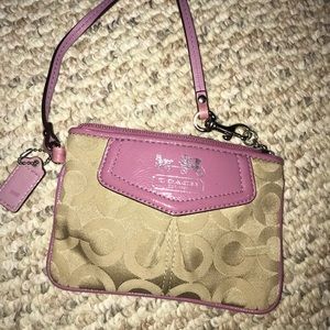 Coach wristlet
